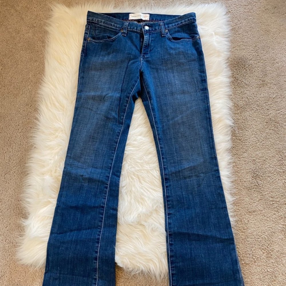 Paper Denim & Cloth Low Rise Boot Cut Jeans